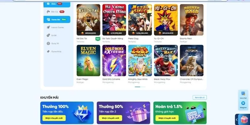 Những ưu đãi hấp dẫn khi đăng ký tài khoản chơi thử 8LIVE 